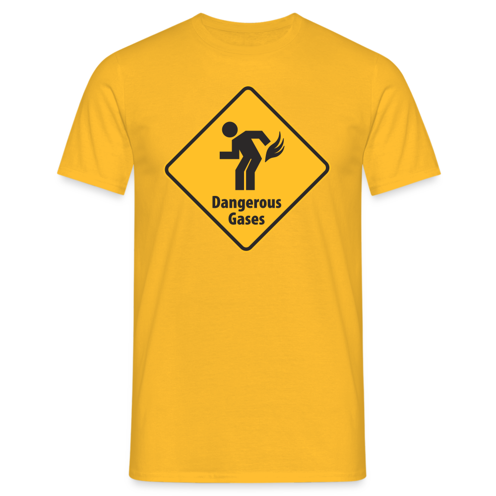 SSW1512 Tshirt dangerous Gases - Gelb