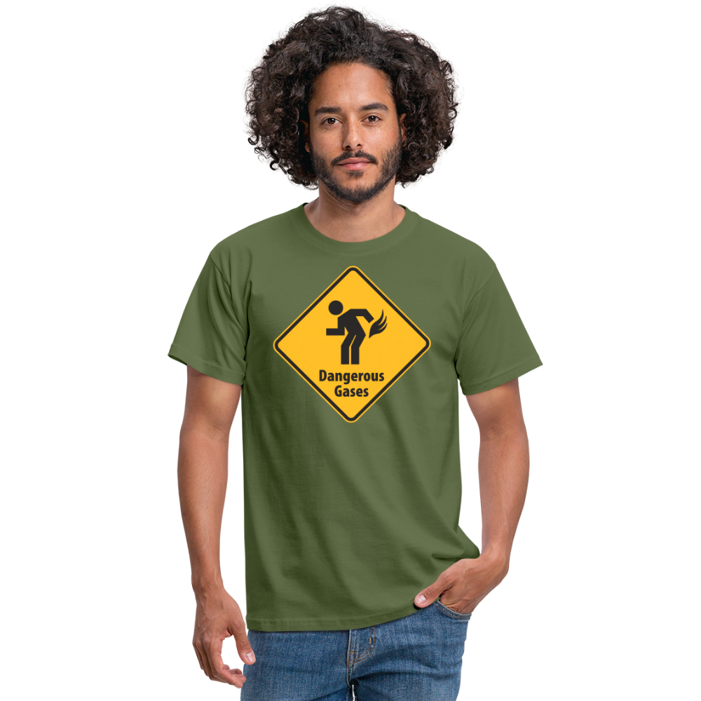 SSW1512 Tshirt dangerous Gases - Militärgrün