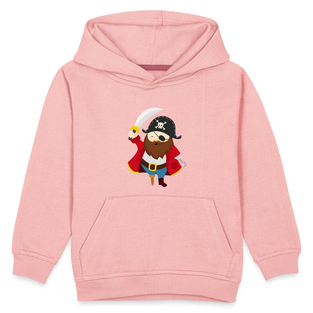 SSW1518 Kinder Hoodie Piratenkapitän - Kristallrosa