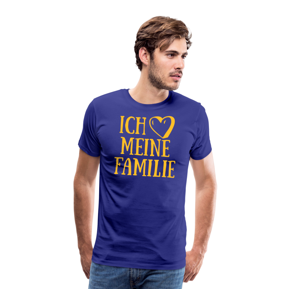 SSW1523 Tshirt ich liebe meine Familie - Königsblau