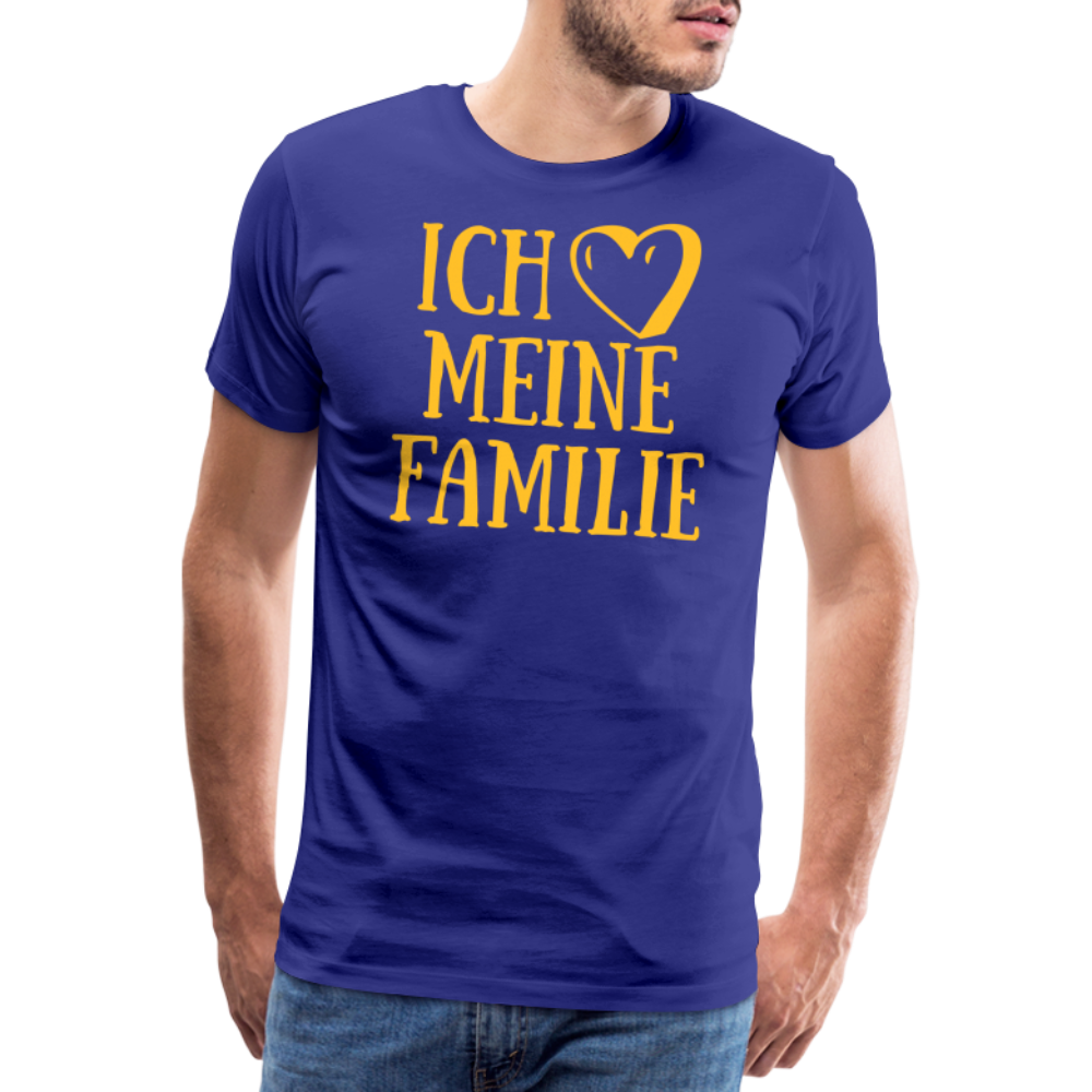 SSW1523 Tshirt ich liebe meine Familie - Königsblau