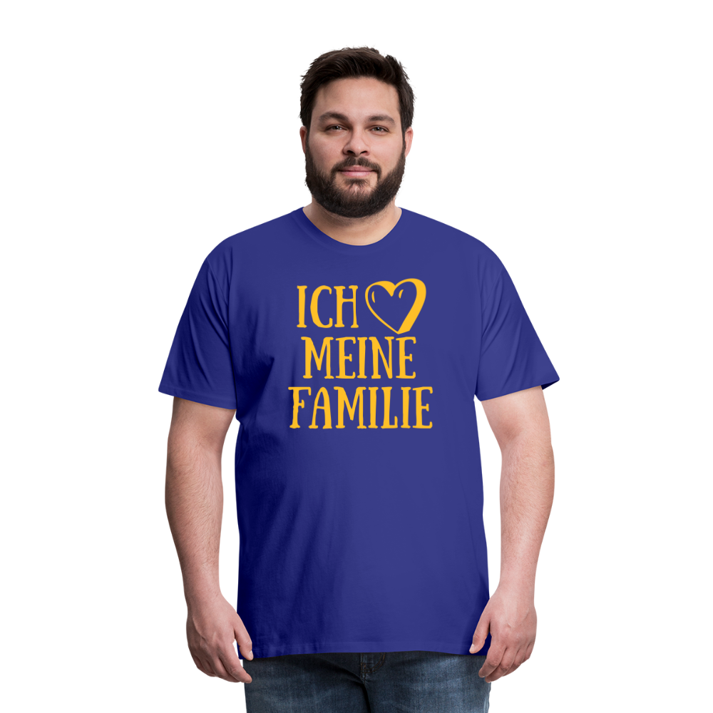 SSW1523 Tshirt ich liebe meine Familie - Königsblau