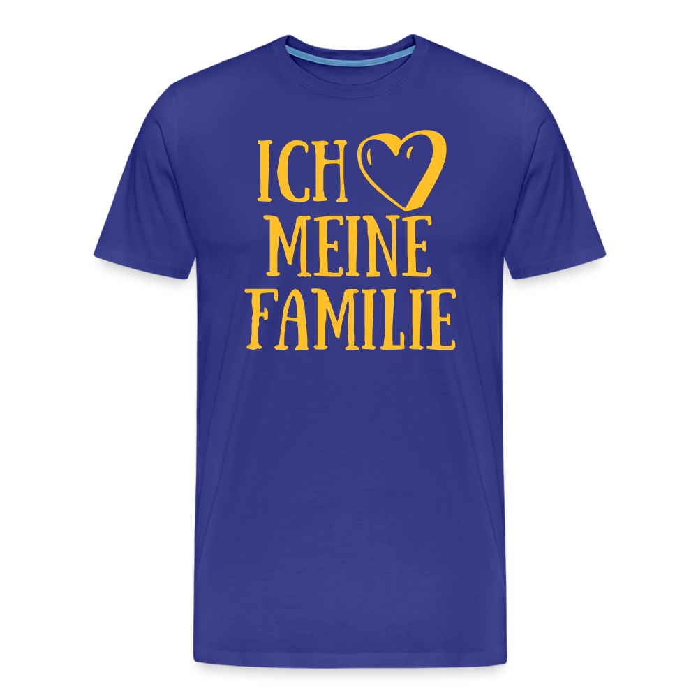 SSW1523 Tshirt ich liebe meine Familie - Königsblau