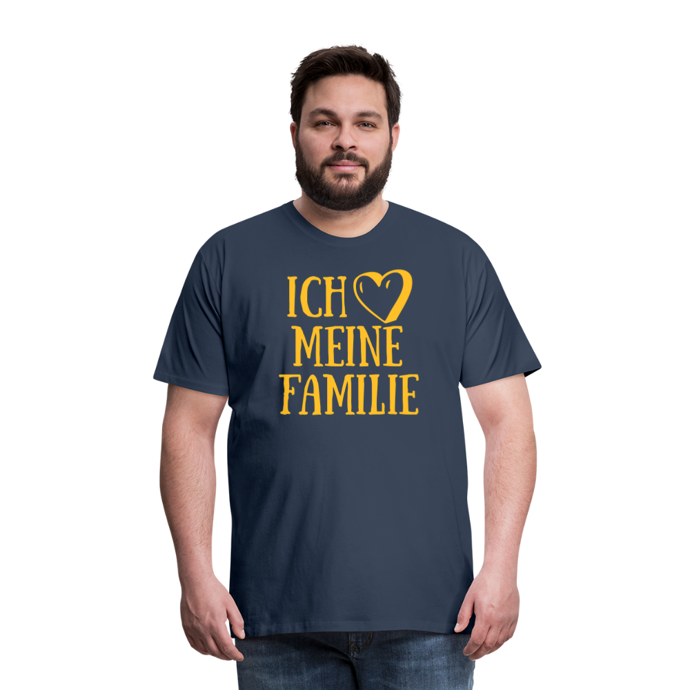 SSW1523 Tshirt ich liebe meine Familie - Navy