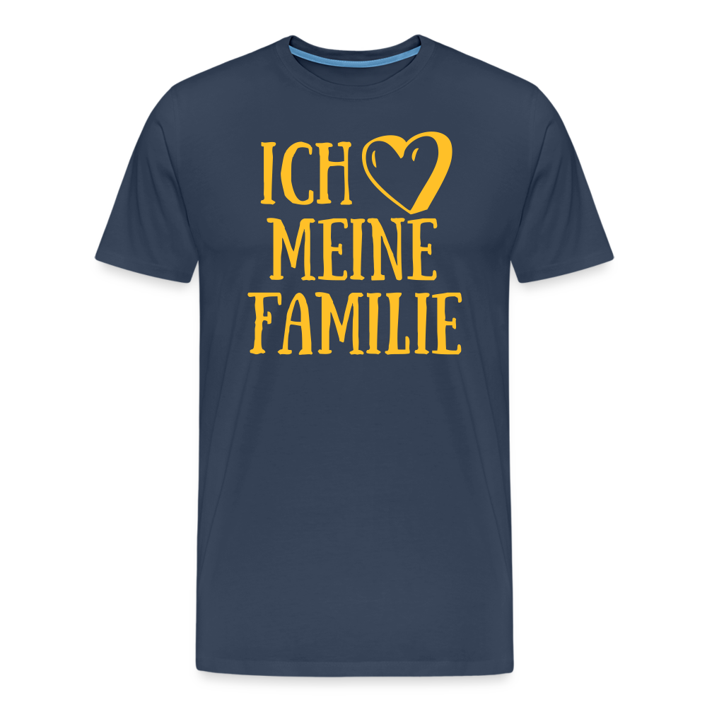 SSW1523 Tshirt ich liebe meine Familie - Navy
