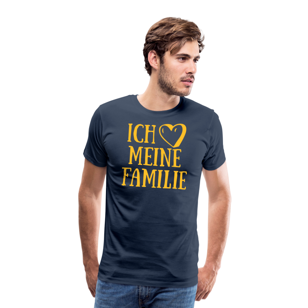 SSW1523 Tshirt ich liebe meine Familie - Navy