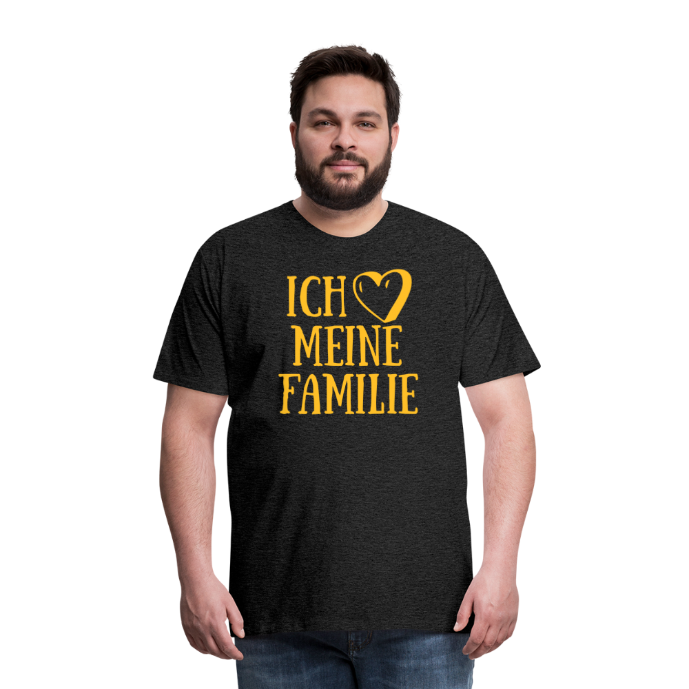 SSW1523 Tshirt ich liebe meine Familie - Anthrazit