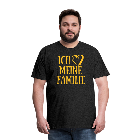 SSW1523 Tshirt ich liebe meine Familie - Anthrazit