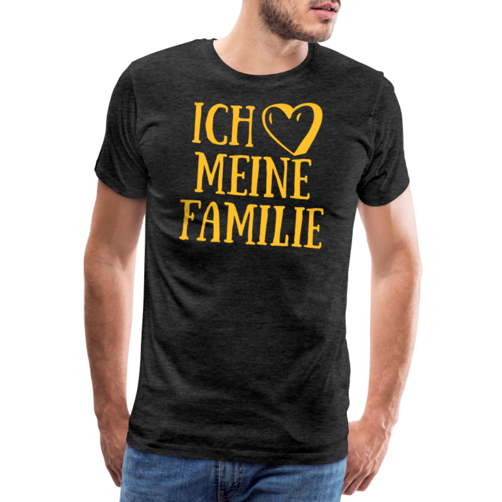 SSW1523 Tshirt ich liebe meine Familie - Anthrazit