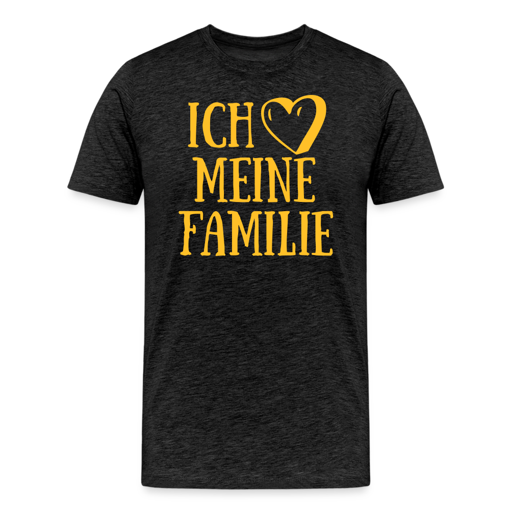 SSW1523 Tshirt ich liebe meine Familie - Anthrazit