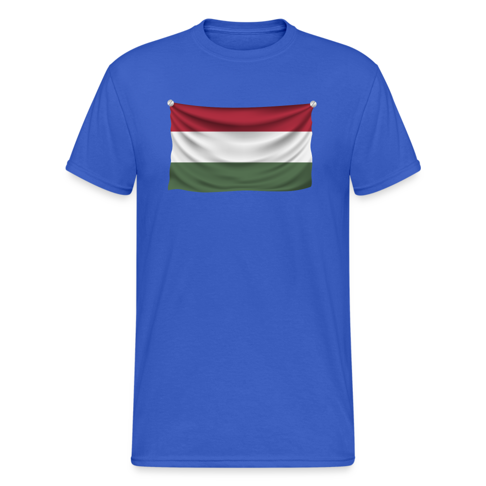 SSW1542 Tshirt Flagge Ungarn - Königsblau