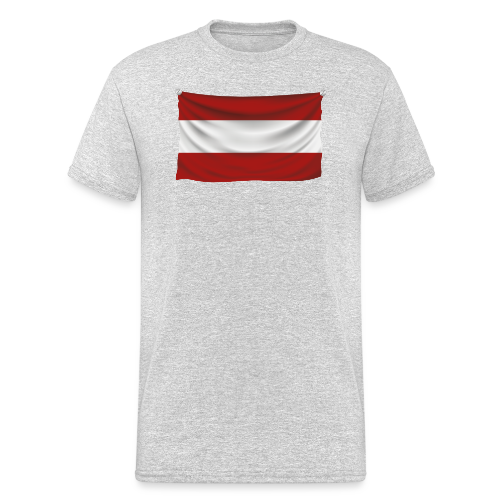 SSW1544 Tshirt Flagge Österreich - Grau meliert