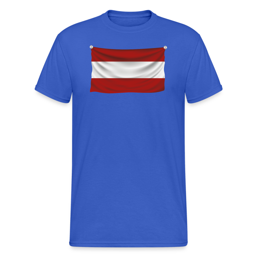 SSW1544 Tshirt Flagge Österreich - Königsblau