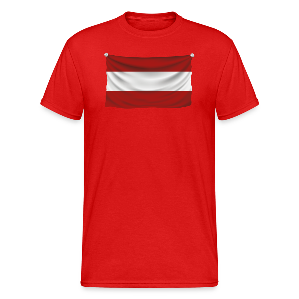 SSW1544 Tshirt Flagge Österreich - Rot