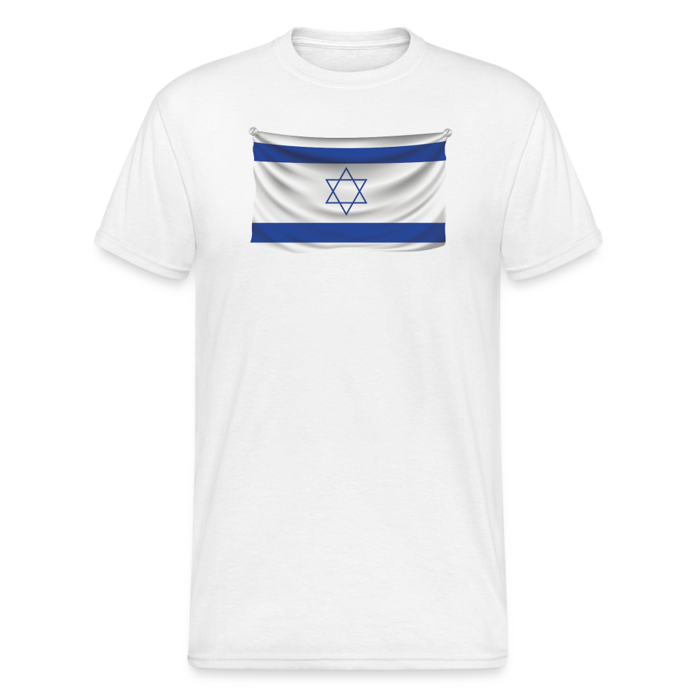 SSW1545 Tshirt Flag Israel - weiß