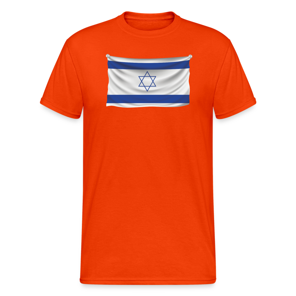 SSW1545 Tshirt Flag Israel - kräftig Orange