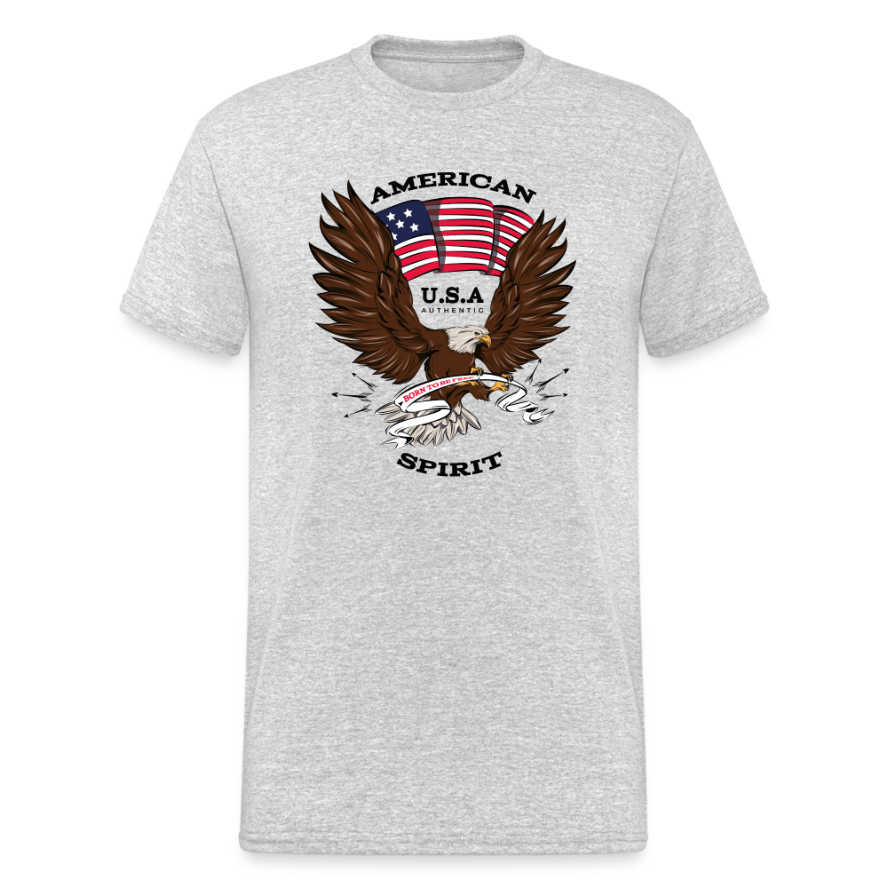 SSW1546 Tshirt American spirit - Grau meliert