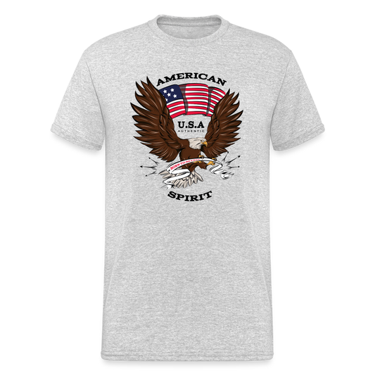 SSW1546 Tshirt American spirit - Grau meliert