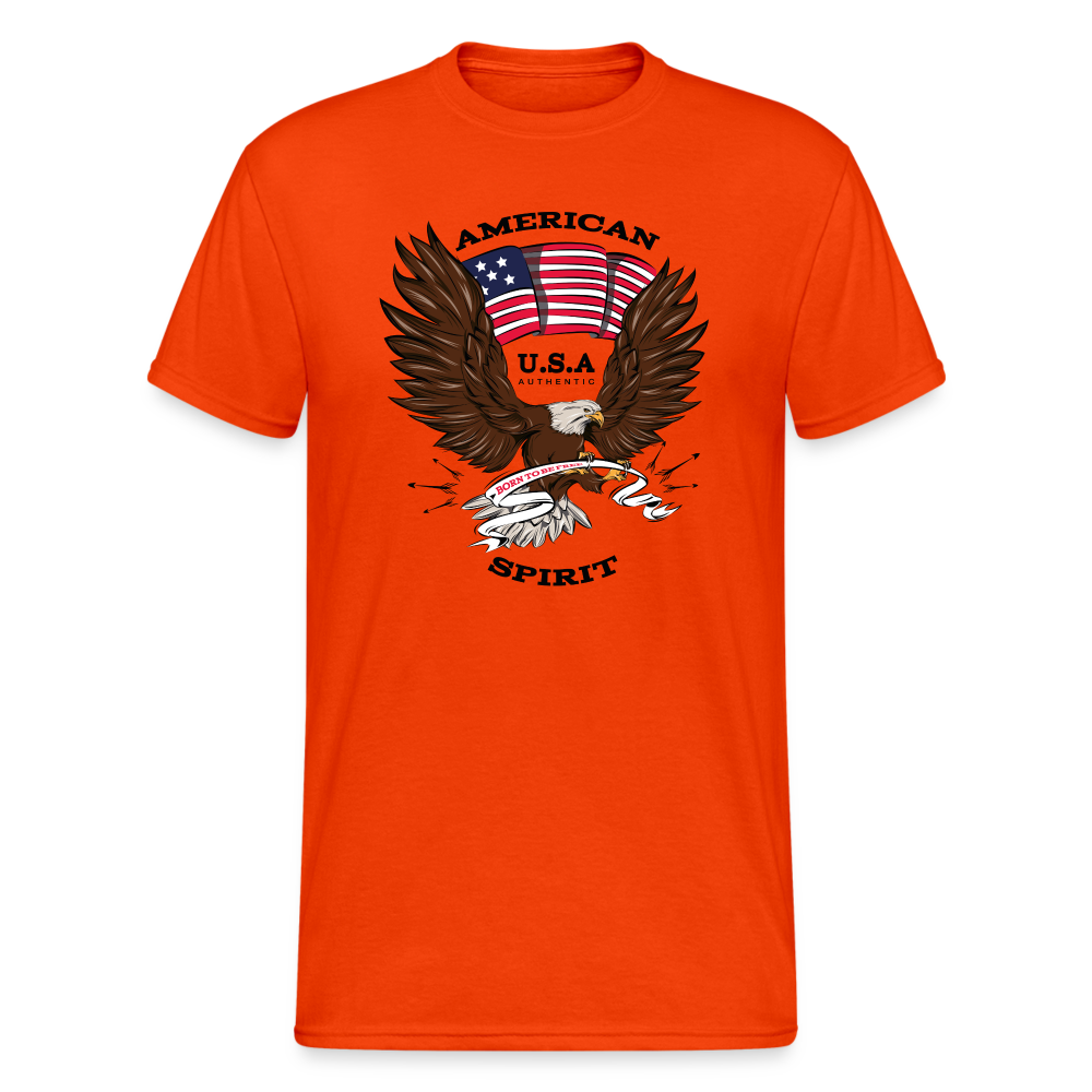 SSW1546 Tshirt American spirit - kräftig Orange