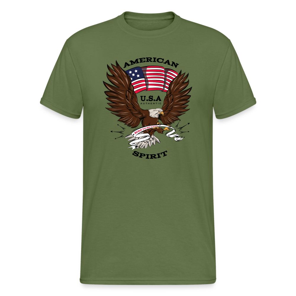 SSW1546 Tshirt American spirit - Militärgrün