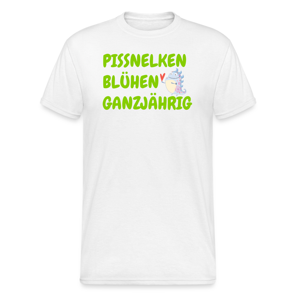 SSW1561 Tshirt PISSNELKEN BLÜHEN GANZJÄHRIG - weiß