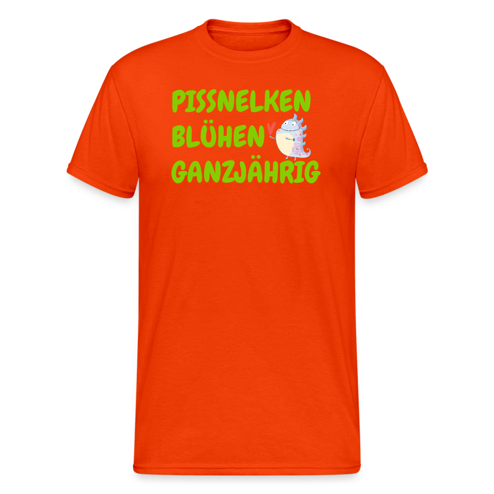 SSW1561 Tshirt PISSNELKEN BLÜHEN GANZJÄHRIG - kräftig Orange
