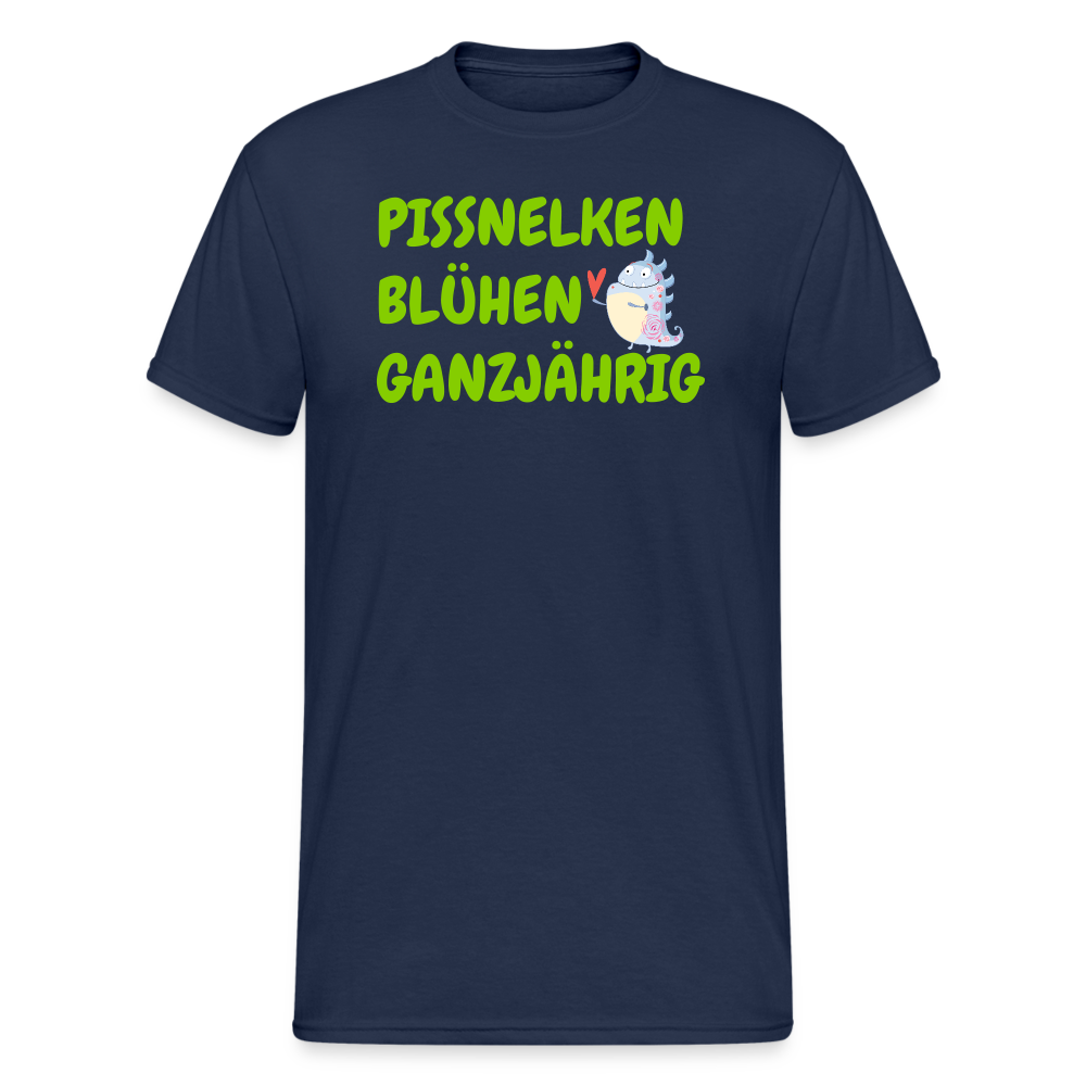 SSW1561 Tshirt PISSNELKEN BLÜHEN GANZJÄHRIG - Navy