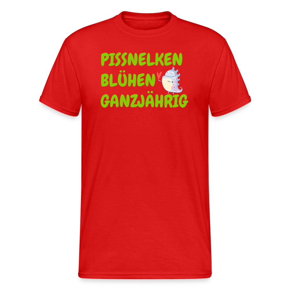SSW1561 Tshirt PISSNELKEN BLÜHEN GANZJÄHRIG - Rot