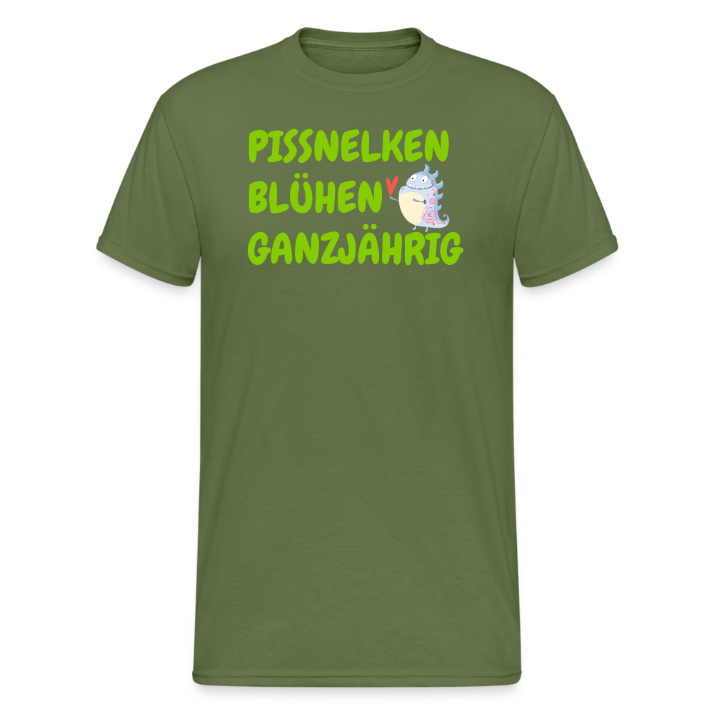 SSW1561 Tshirt PISSNELKEN BLÜHEN GANZJÄHRIG - Militärgrün