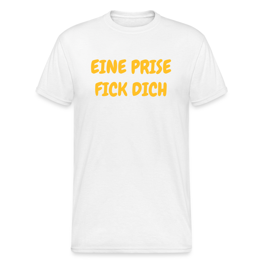 SSW1562 Tshirt EINE PRISE FICK DICH - weiß