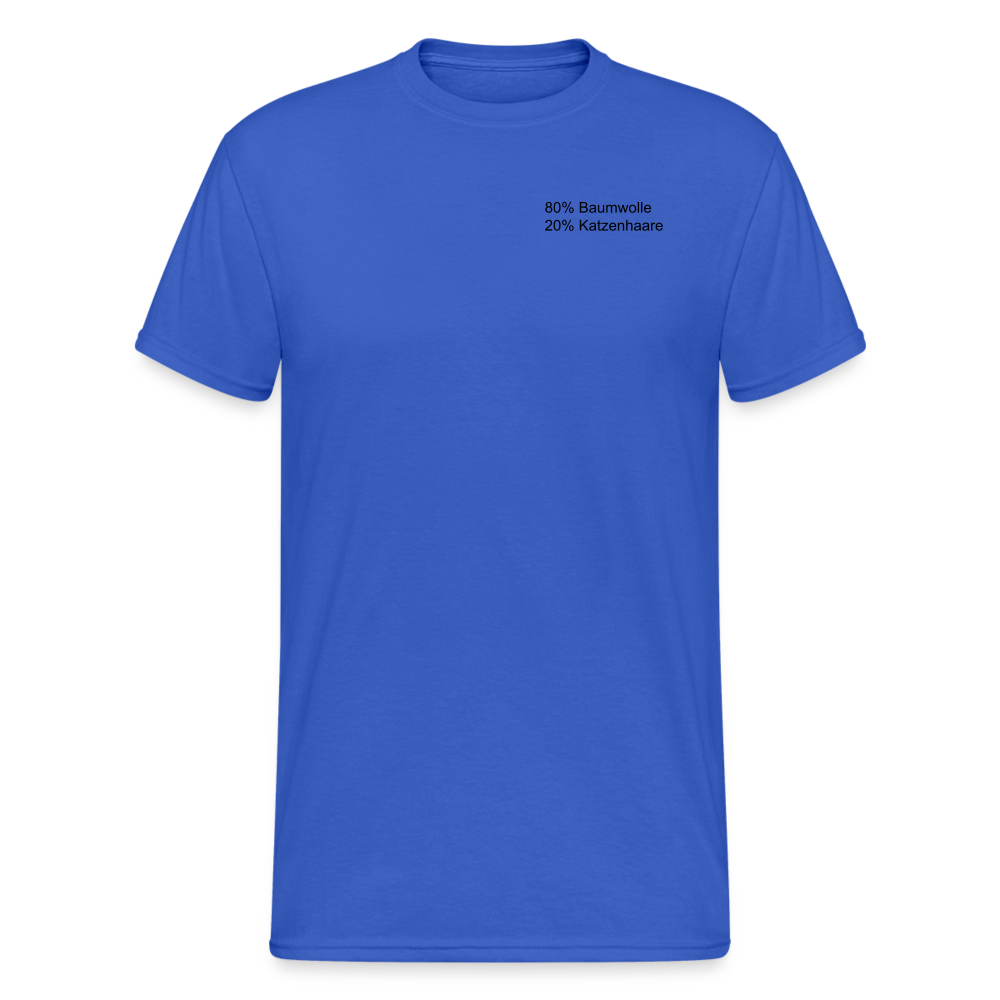 SSW1566 Tshirt 80% Baumwolle 20% Katzenhaare - Königsblau