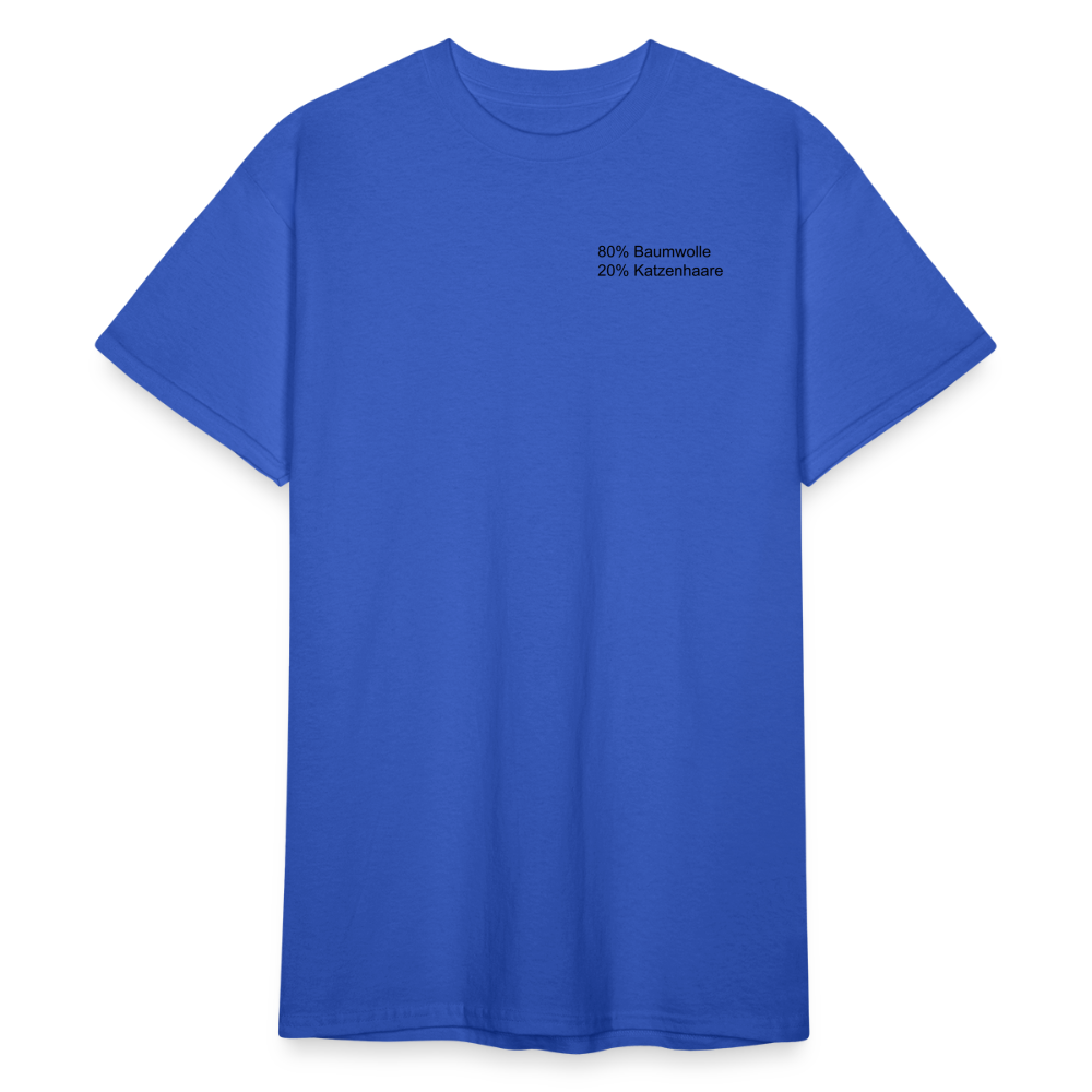 SSW1566 Tshirt 80% Baumwolle 20% Katzenhaare - Königsblau