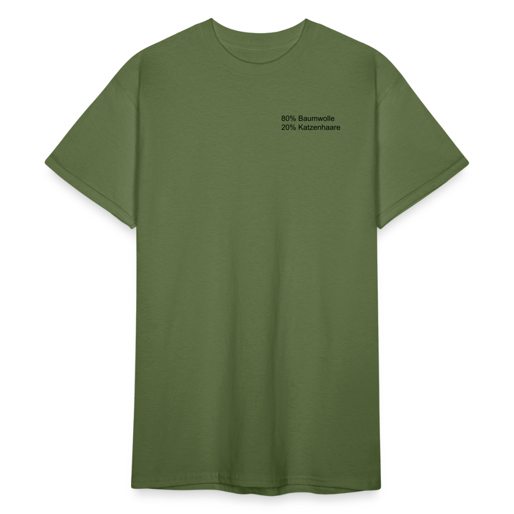 SSW1566 Tshirt 80% Baumwolle 20% Katzenhaare - Militärgrün