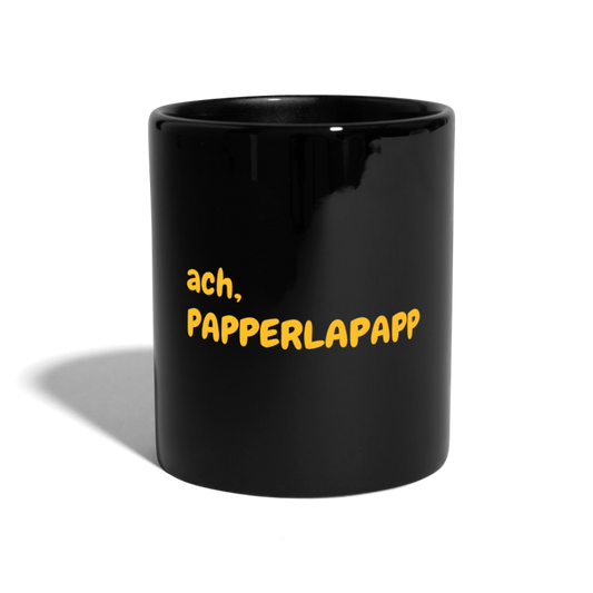 SSW1573 Kaffeebecher ach, PAPPERLAPAPP - Schwarz
