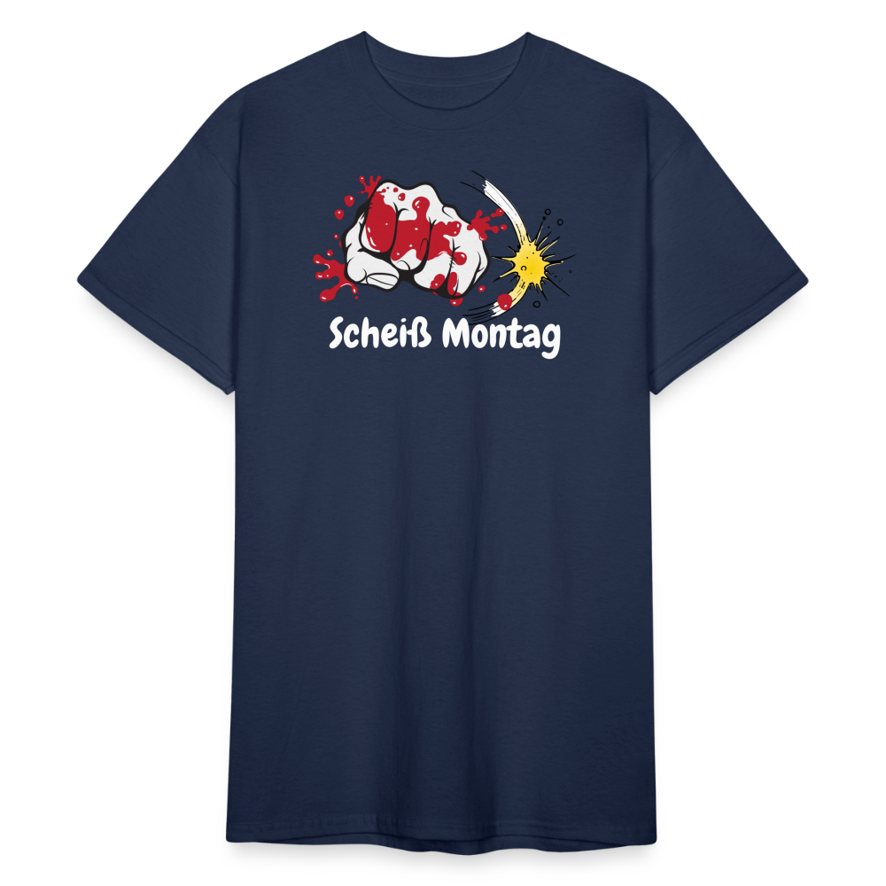 SSW1585 Tshirt Scheiß Montag - Navy