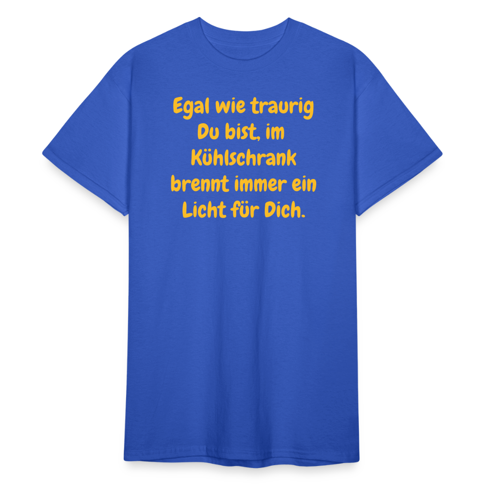 SSW1589 Tshirt Du bist, im Kühlschrank brennt immer ein Licht für Dich. - Königsblau