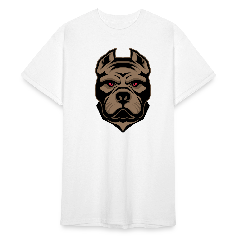 SSW1592 Männer Tshirt Hund 1 - weiß