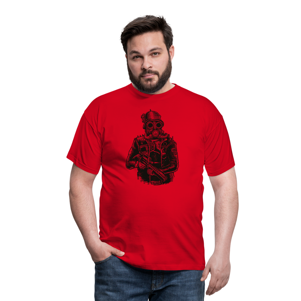 SSW1599 Tshirt Steampunk Soldier - Rot