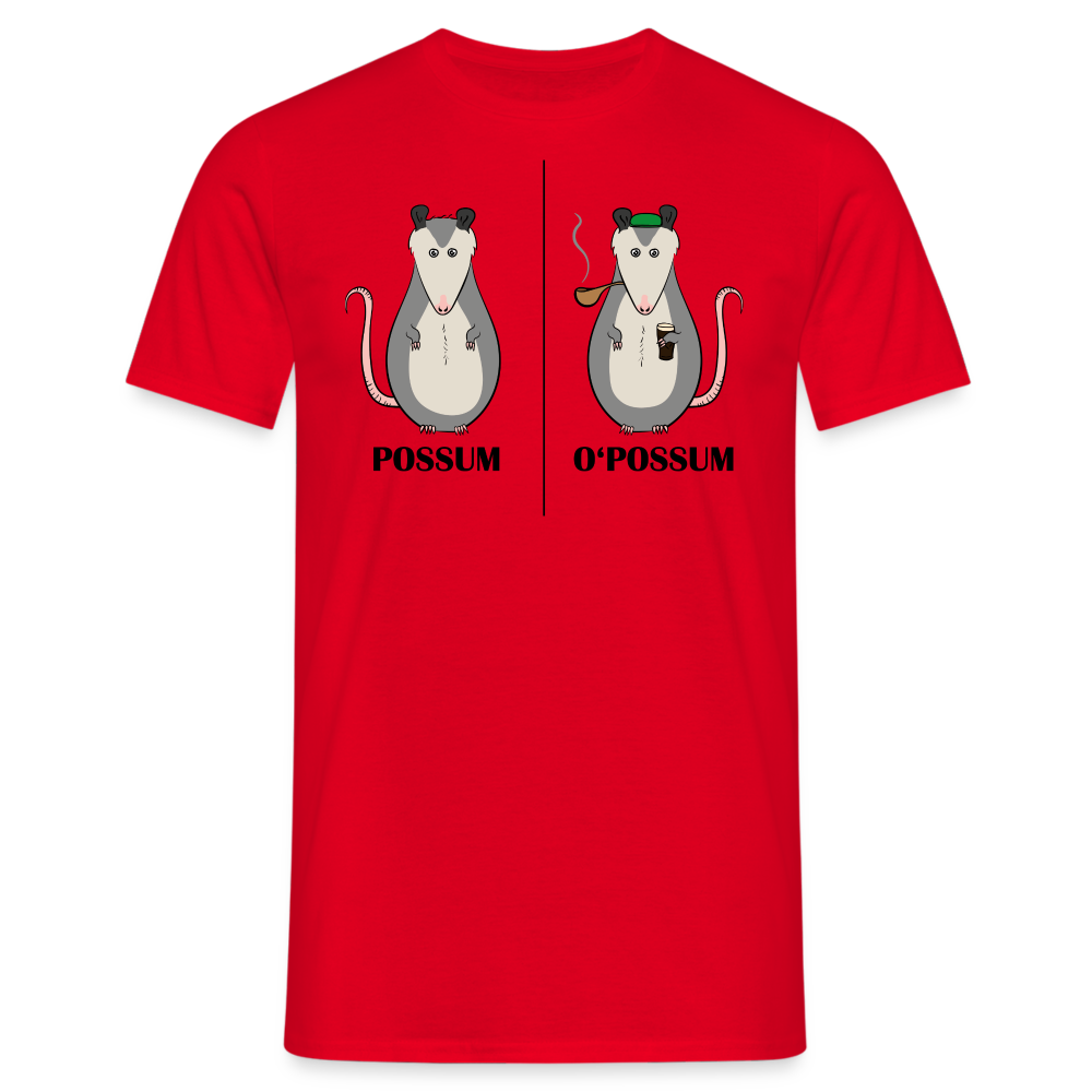 SSW1603 Tshirt Beutelratte - Rot