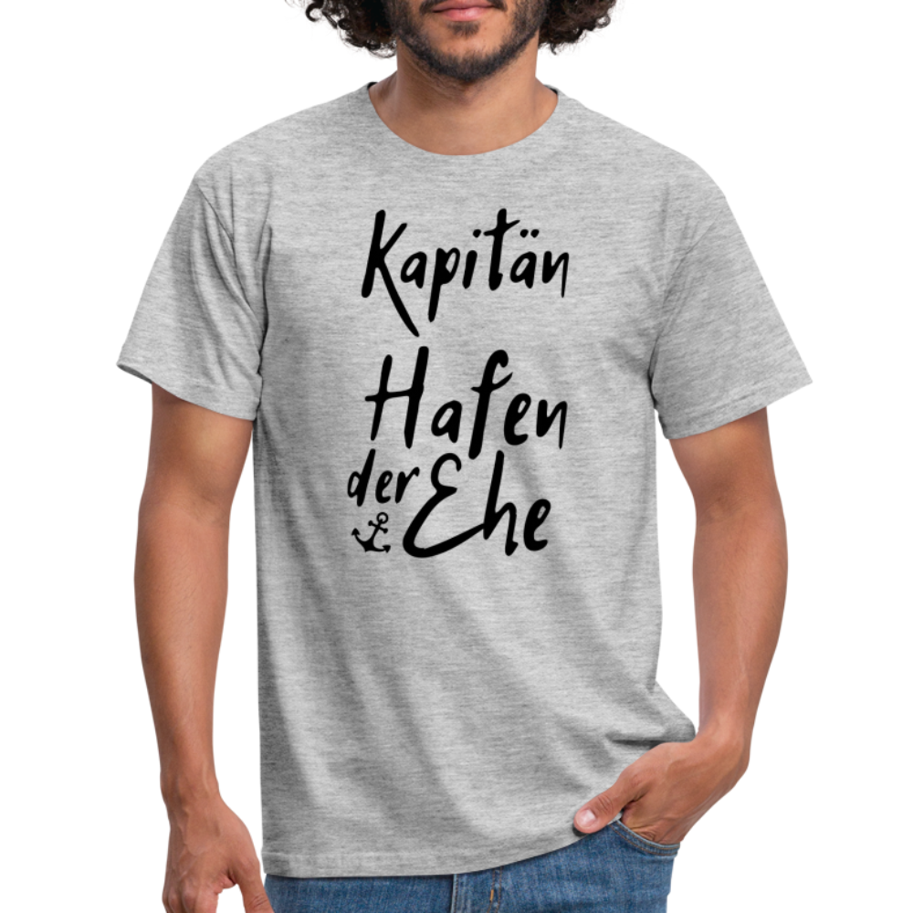 SSW1606 Tshirt Kapitän - Hafen der Ehe - Grau meliert