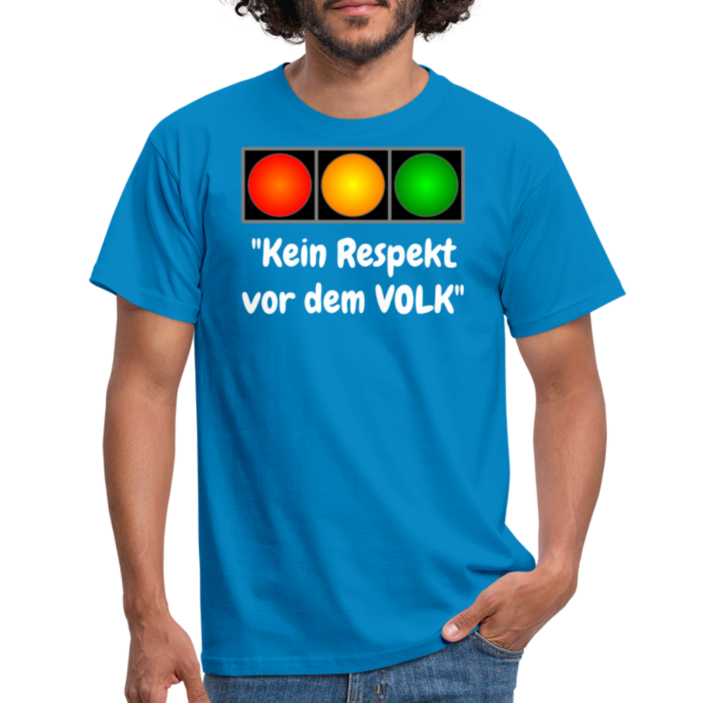SSW1615 Tshirt "Kein Respekt vor dem VOLK" - Royalblau