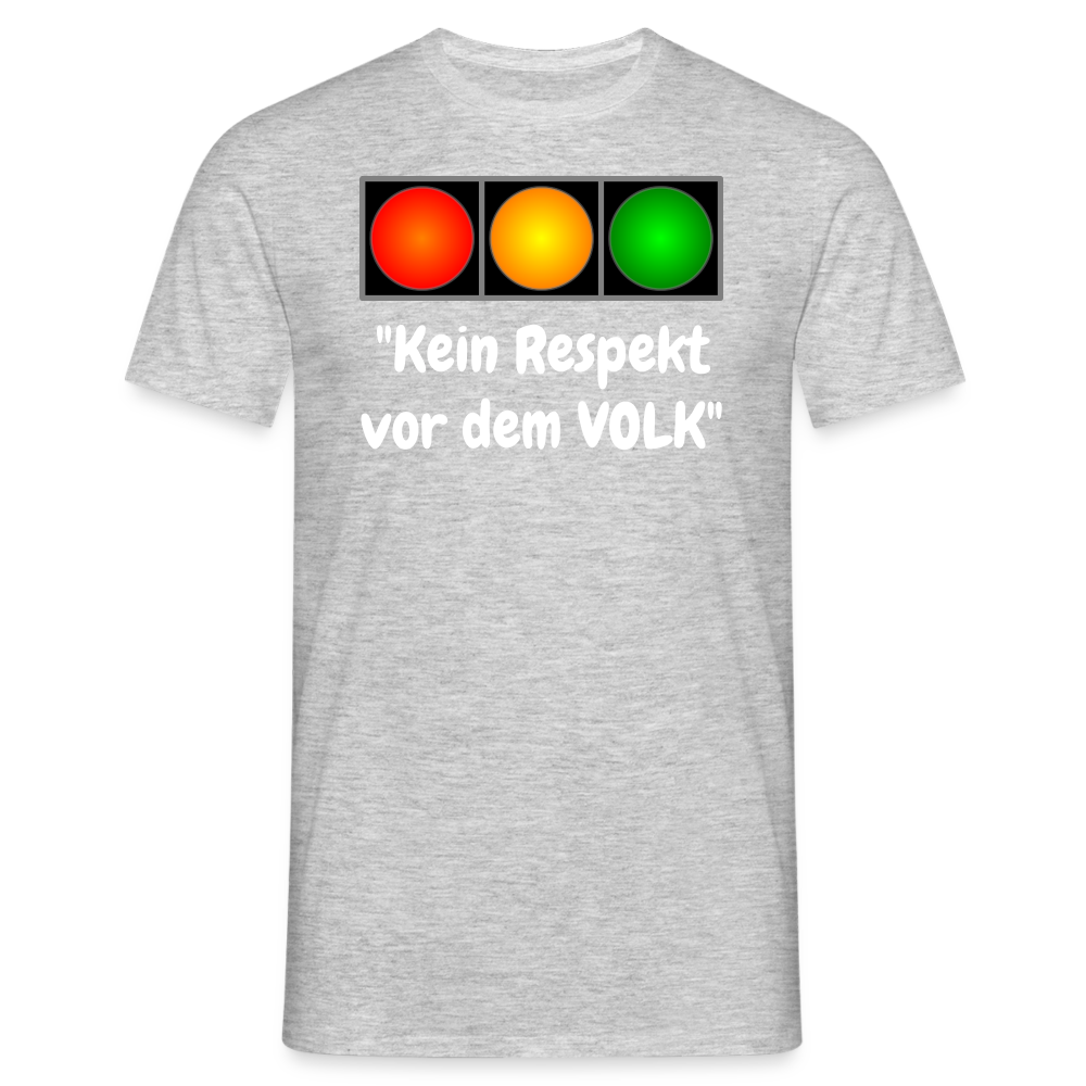 SSW1615 Tshirt "Kein Respekt vor dem VOLK" - Grau meliert