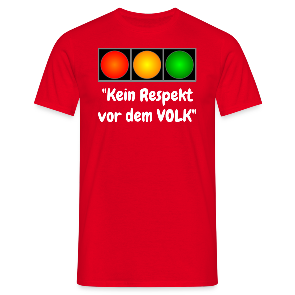 SSW1615 Tshirt "Kein Respekt vor dem VOLK" - Rot