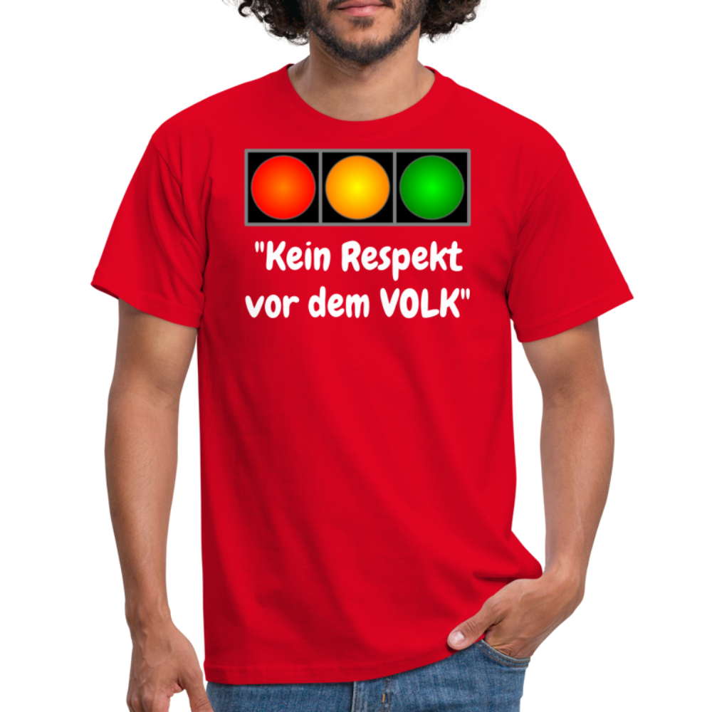SSW1615 Tshirt "Kein Respekt vor dem VOLK" - Rot