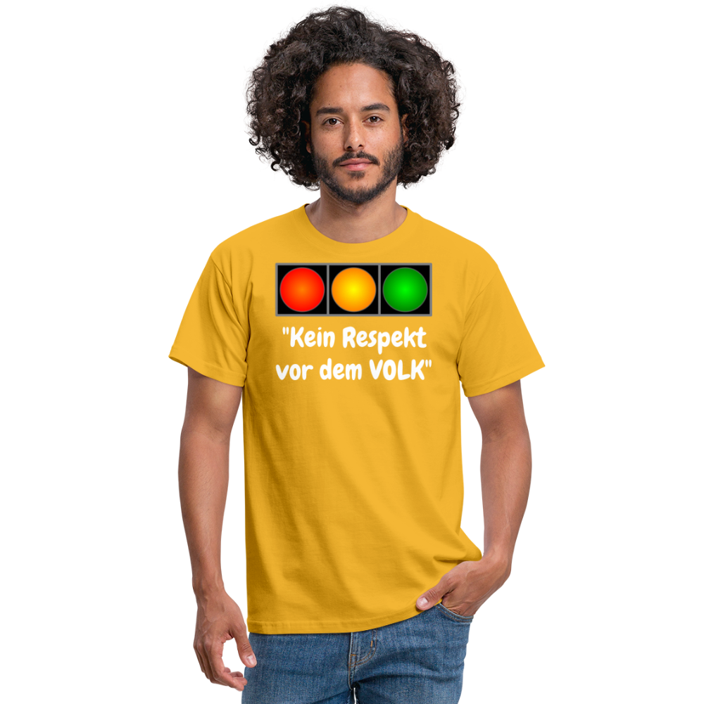 SSW1615 Tshirt "Kein Respekt vor dem VOLK" - Gelb