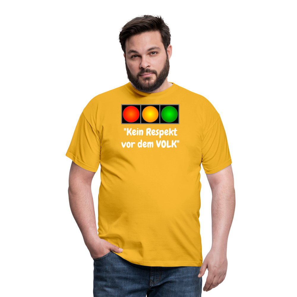 SSW1615 Tshirt "Kein Respekt vor dem VOLK" - Gelb