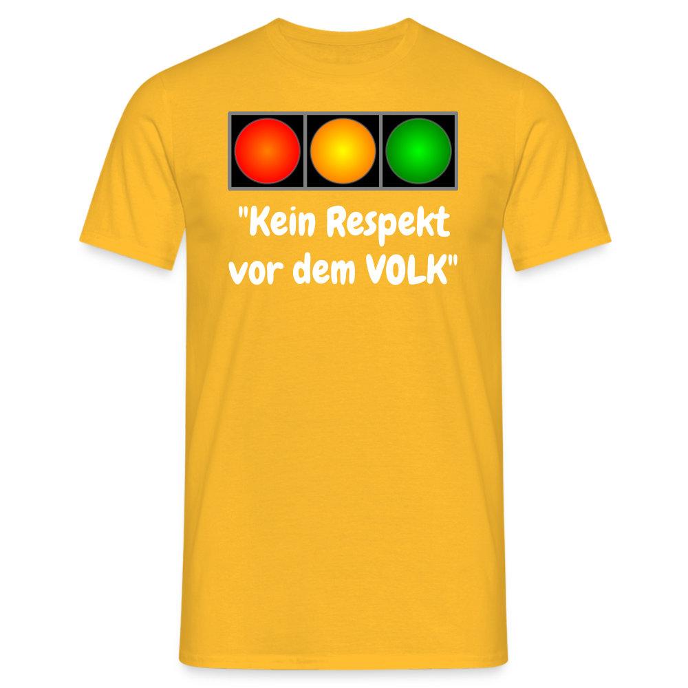 SSW1615 Tshirt "Kein Respekt vor dem VOLK" - Gelb