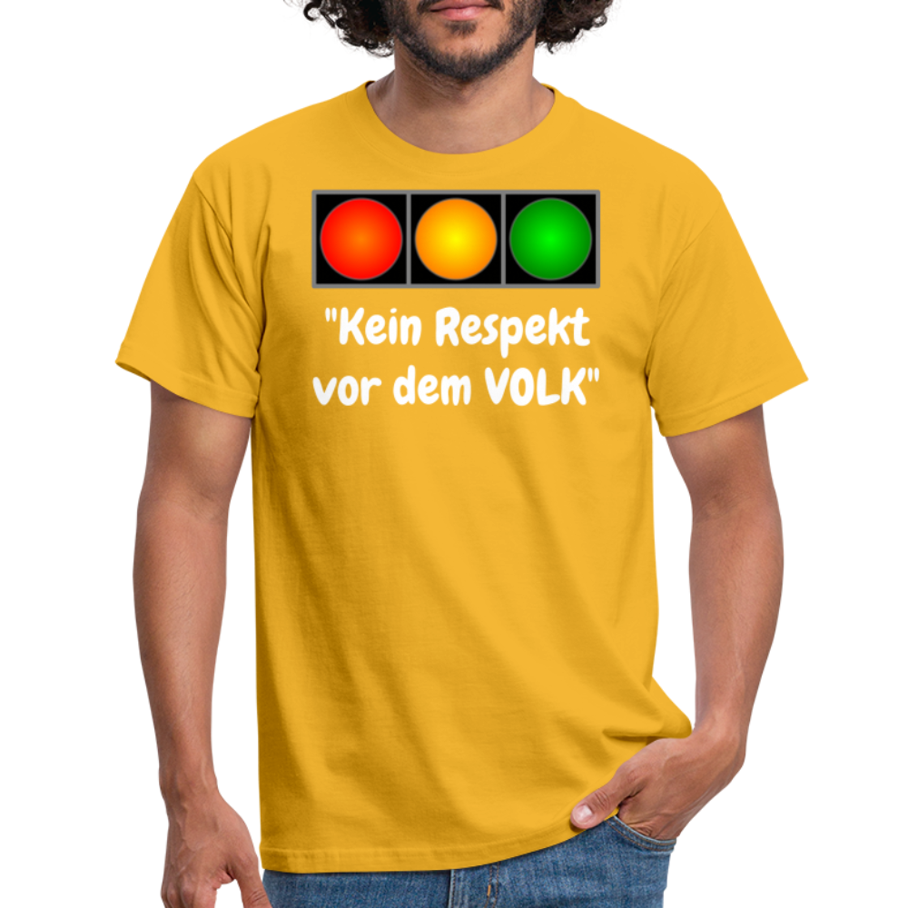 SSW1615 Tshirt "Kein Respekt vor dem VOLK" - Gelb