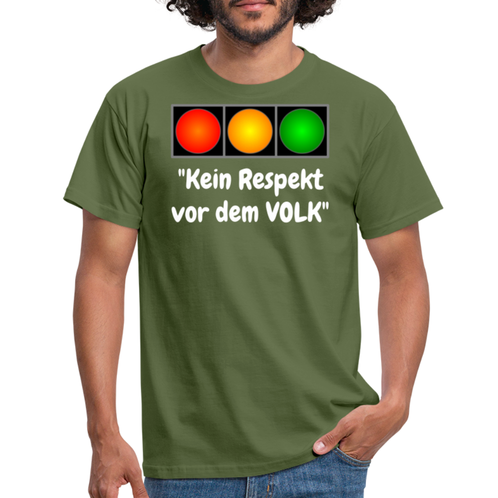 SSW1615 Tshirt "Kein Respekt vor dem VOLK" - Militärgrün