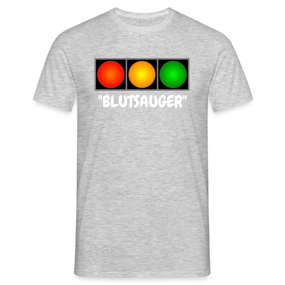 SSW1614 Tshirt "BLUTSAUGER" - Grau meliert